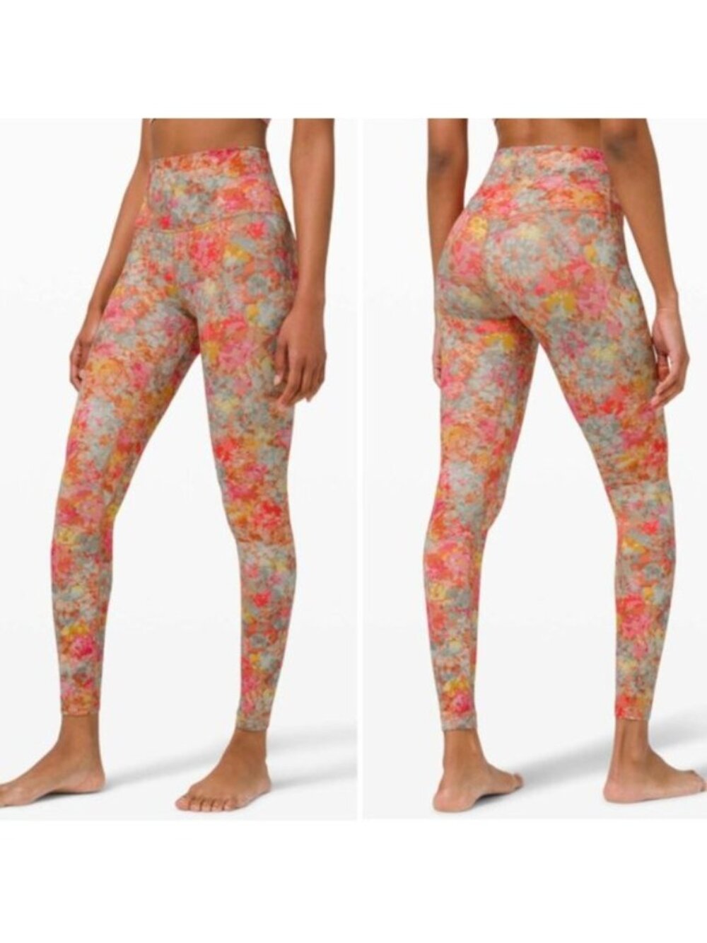 Lululemon Nulu High Rise Align Pant Inflorescence Multi Size 2